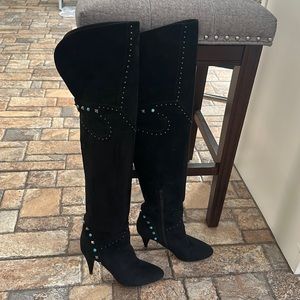 Worn once! Valentino over the knee boots